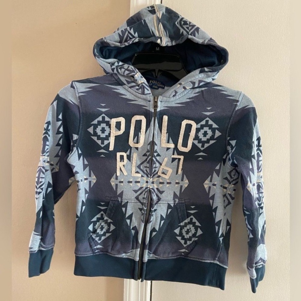 Polo by Ralph Lauren Kids Blue Hoodie boys 7